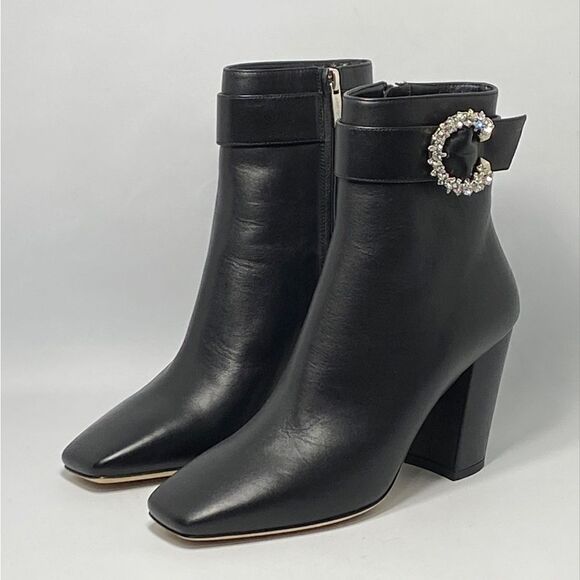 Jimmy Choo Myan 85 Leather Ankle Boots size 36 - Picture 4 of 15